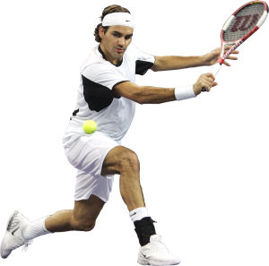 Tennis player man PNG image-10397